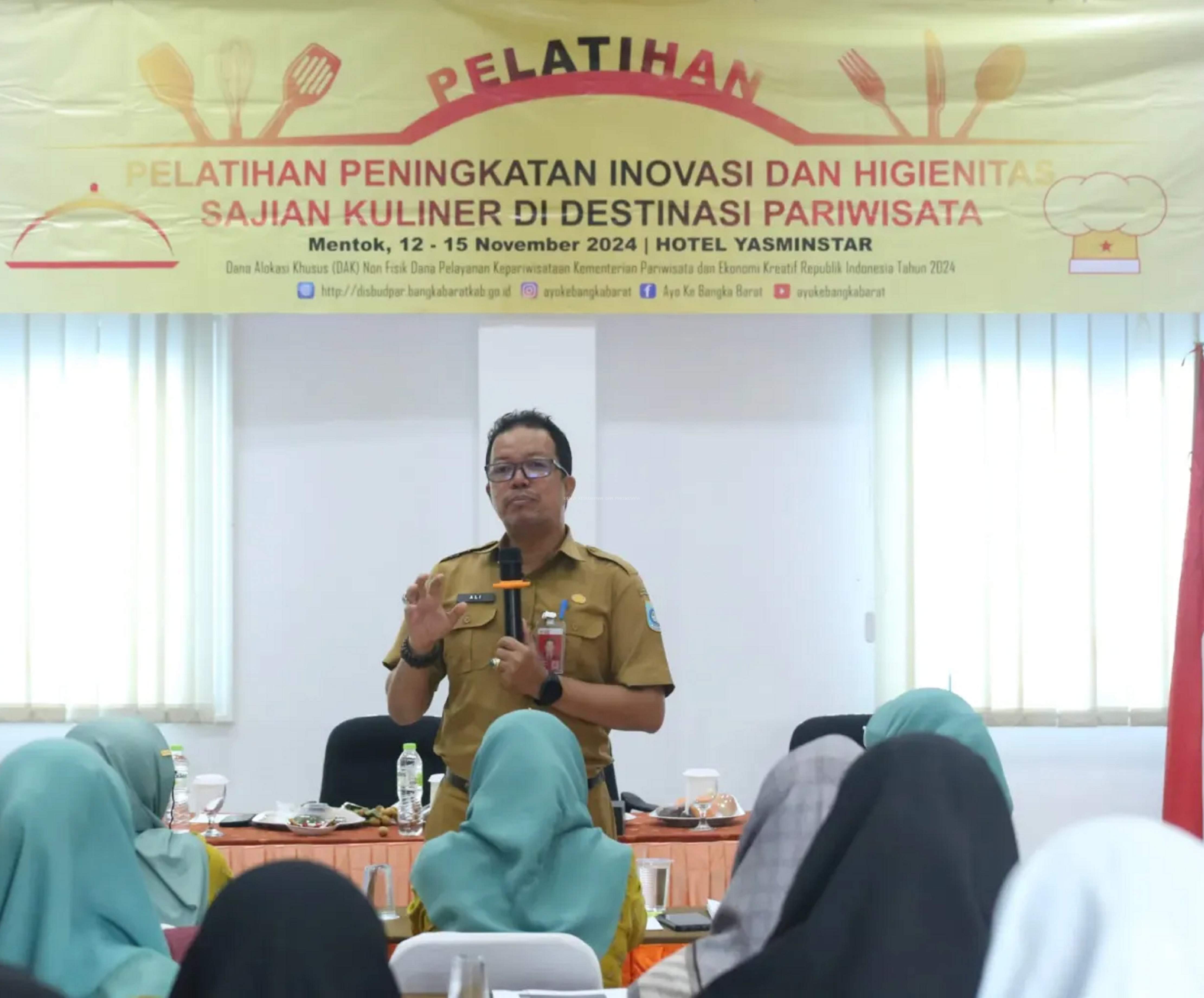Pelatihan Peningkatan Inovasi dan Higienitas Sajian Kuliner di Destinasi Pariwisata 2024