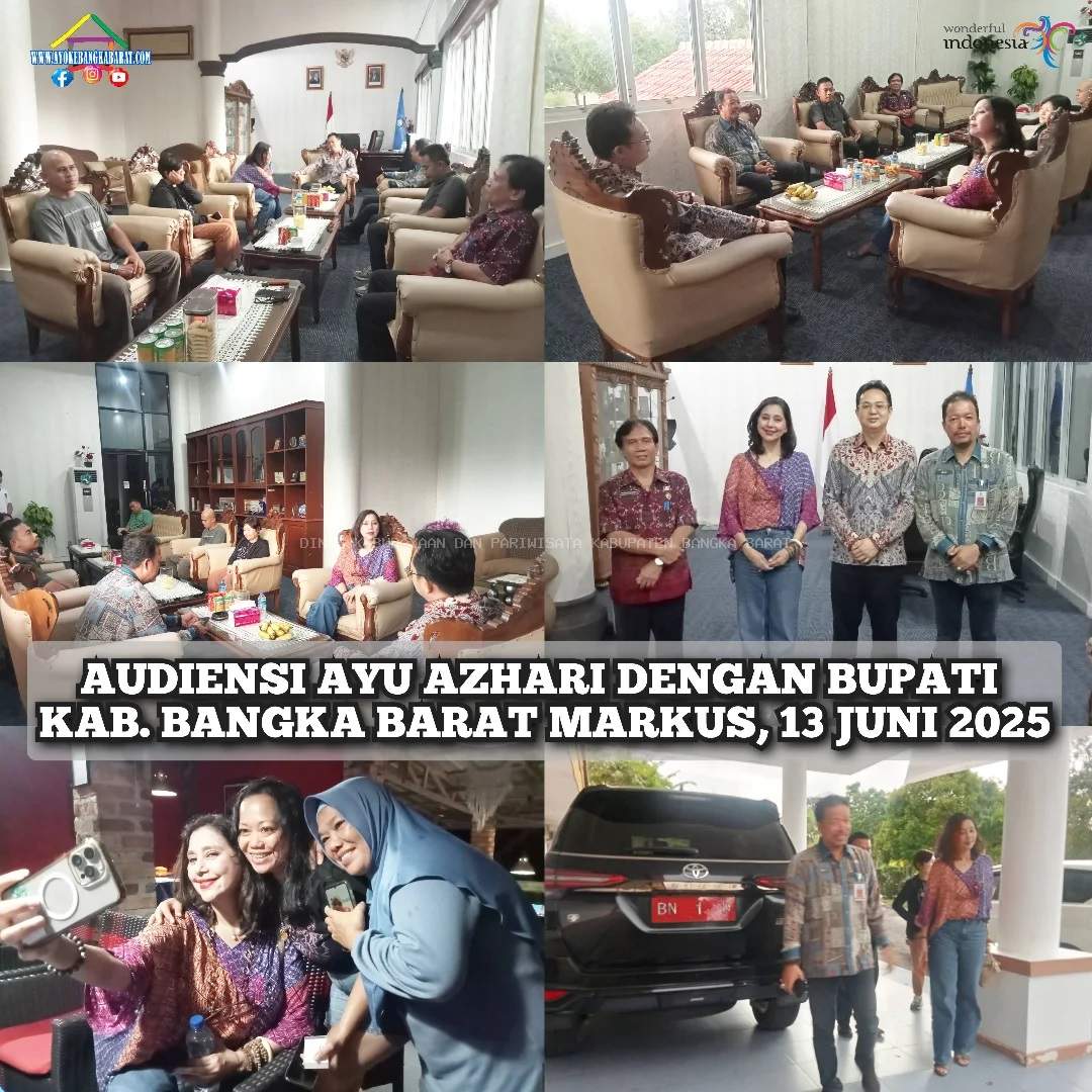 Ayu Azhari Melaksanakan Pertemuan dengan Bupati Bangka Barat Markus