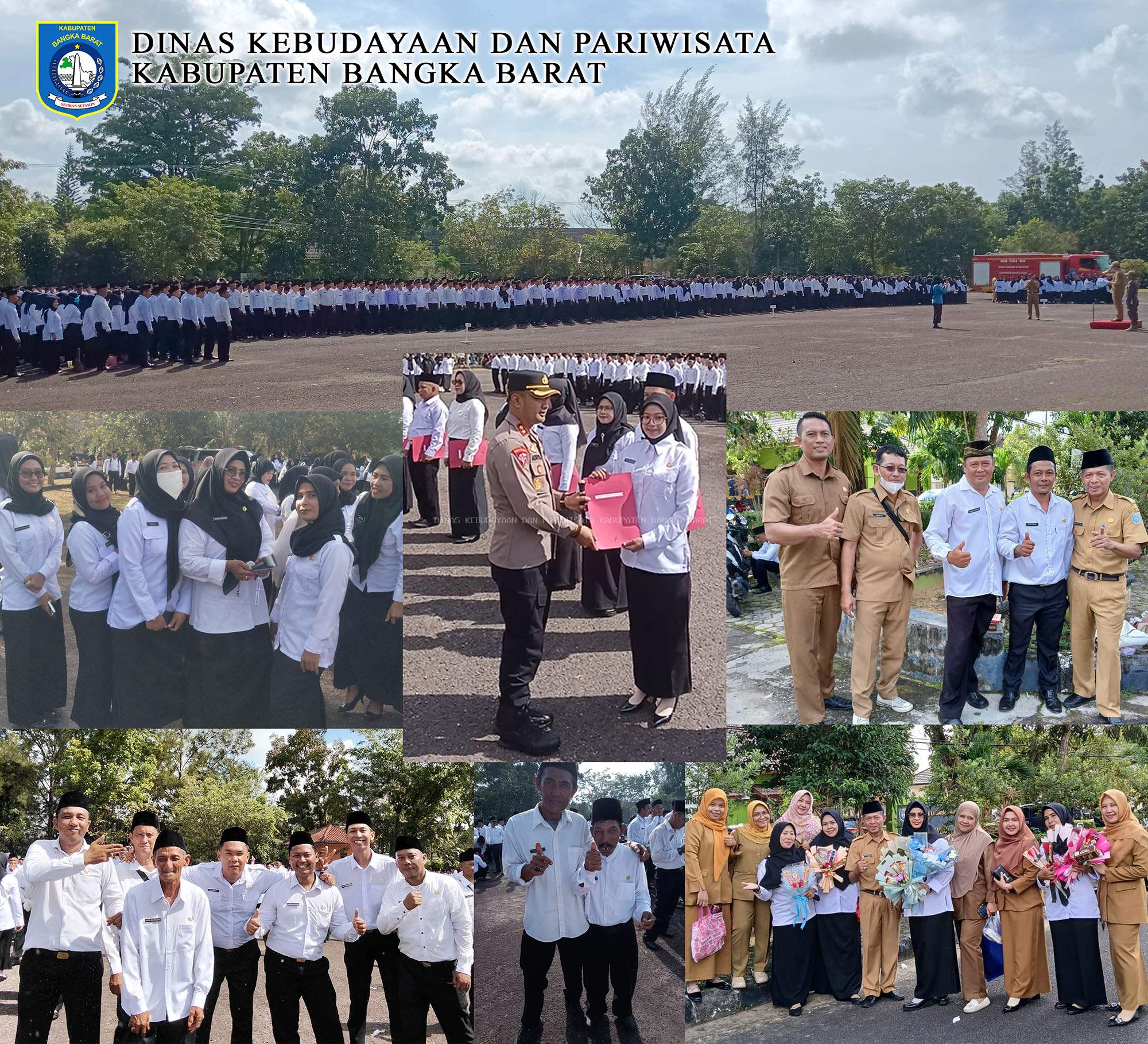 Pegawai Dinas Kebudayaan dan Pariwisata Kabupaten Bangka Barat Dilantik sebagai PPPK Paruh Waktu