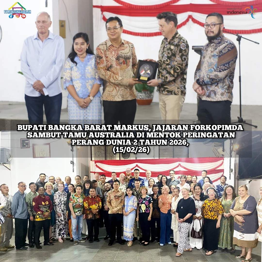 Bupati Bangka Barat, Markus Menyambut Kedatangan Keluarga Mendiang Perawat Australia