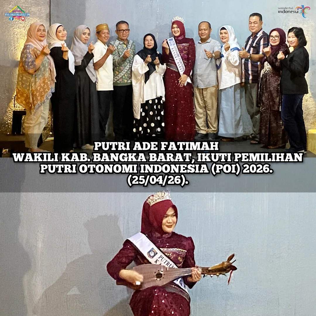Melepas Keberangkatan Putri Ade Fatimah Mengikuti Pemilihan Putri Otonomi Indonesia (POI) Tahun 2026
