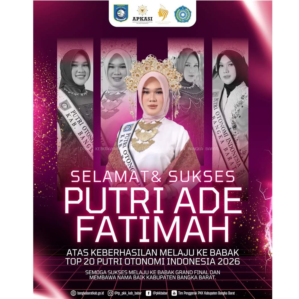 Putri Ade Fatimah yang berhasil melaju ke  Top 20 Putri Otonomi Indonesia 2026